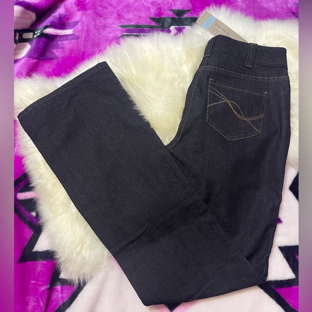 Boot cut Contrast jeans
